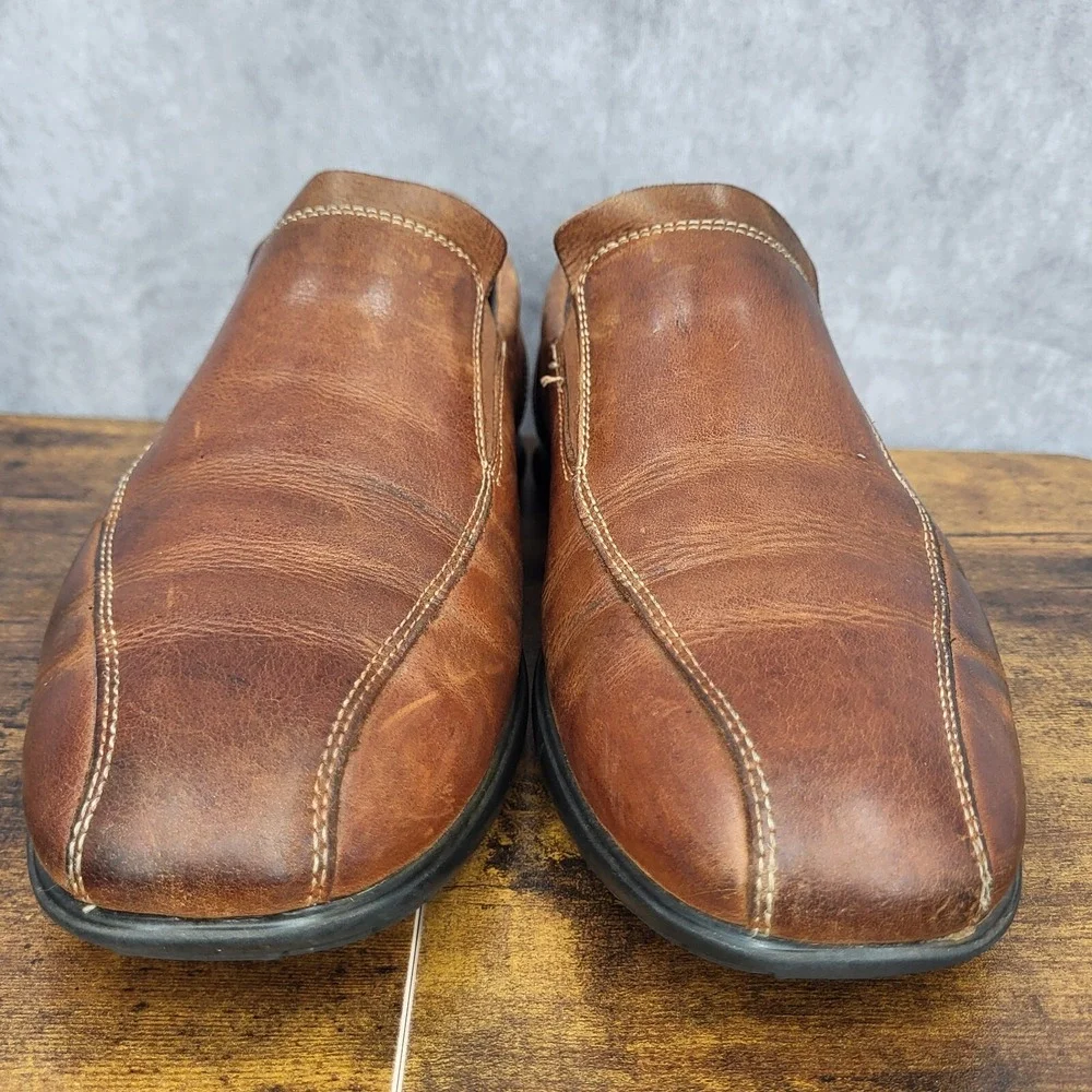Cole Haan Air Loafer Mens Size 11 M‎ Brown Leather Slip On C11015 Comfort Shoes